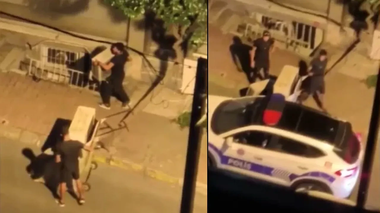 Hırsızlar önce kameraya sonra polise yakalandı