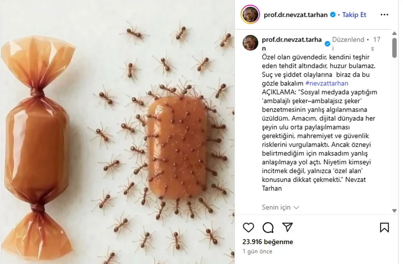 Nevzat Tarhan paylaştı, ortalık karıştı! Açıklama anında geldi