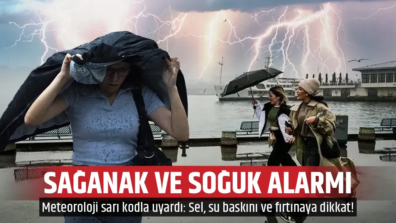 SAĞANAK VE SOĞUK ALARMI