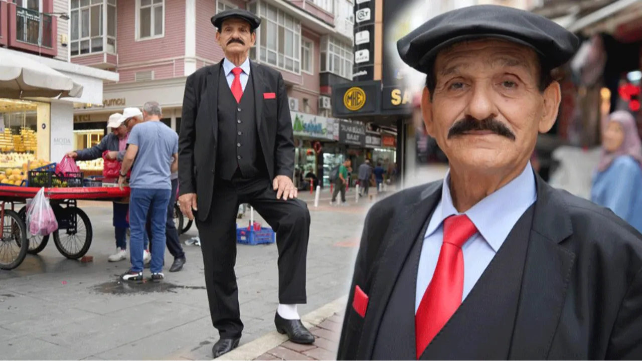 Samsun'un ikonu oldu! 71 yaşındaki 'Yürüyen Çarşamba' 