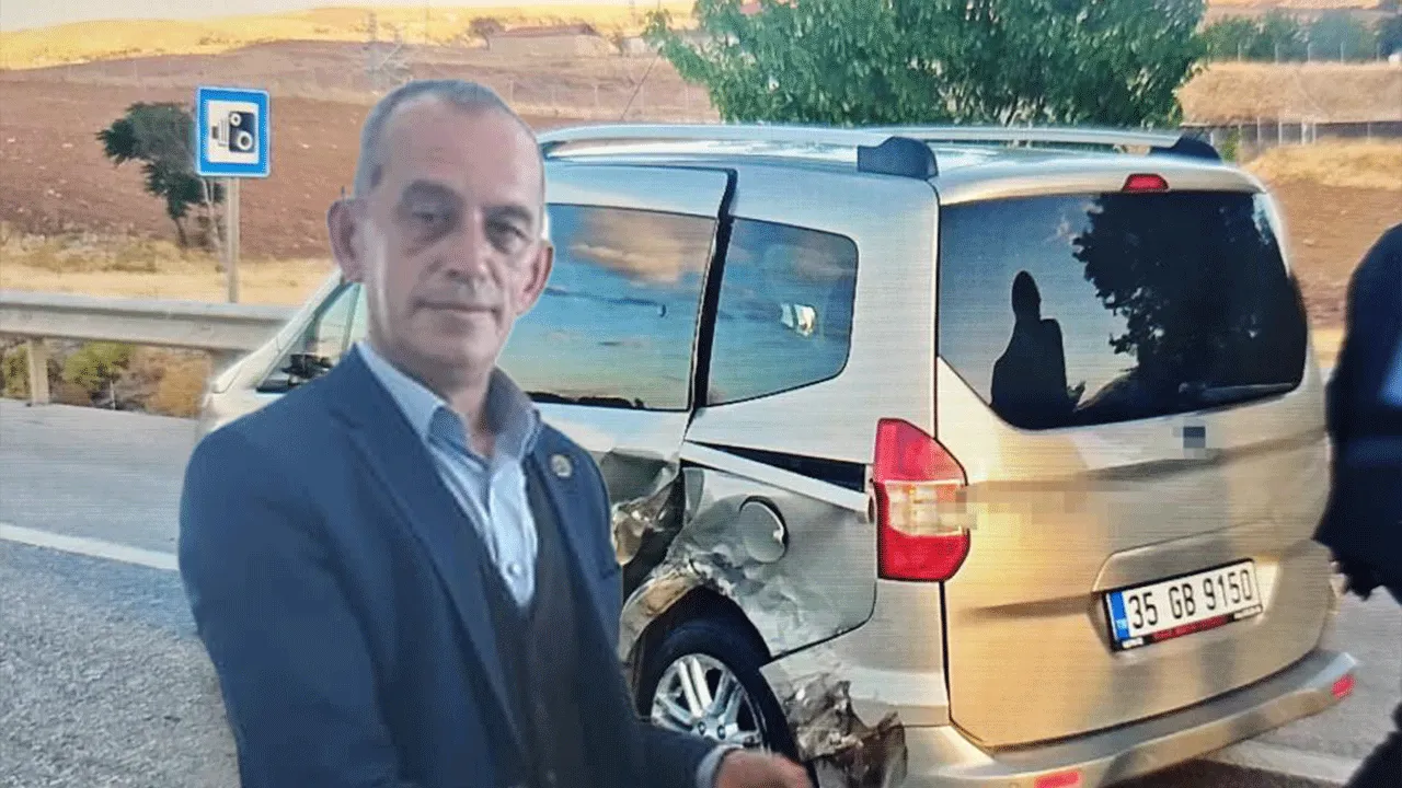 AK Partili Cahit Onar trafik kazası geçirdi: Demirci Belediye Başkanı hastaneye kaldırıldı
