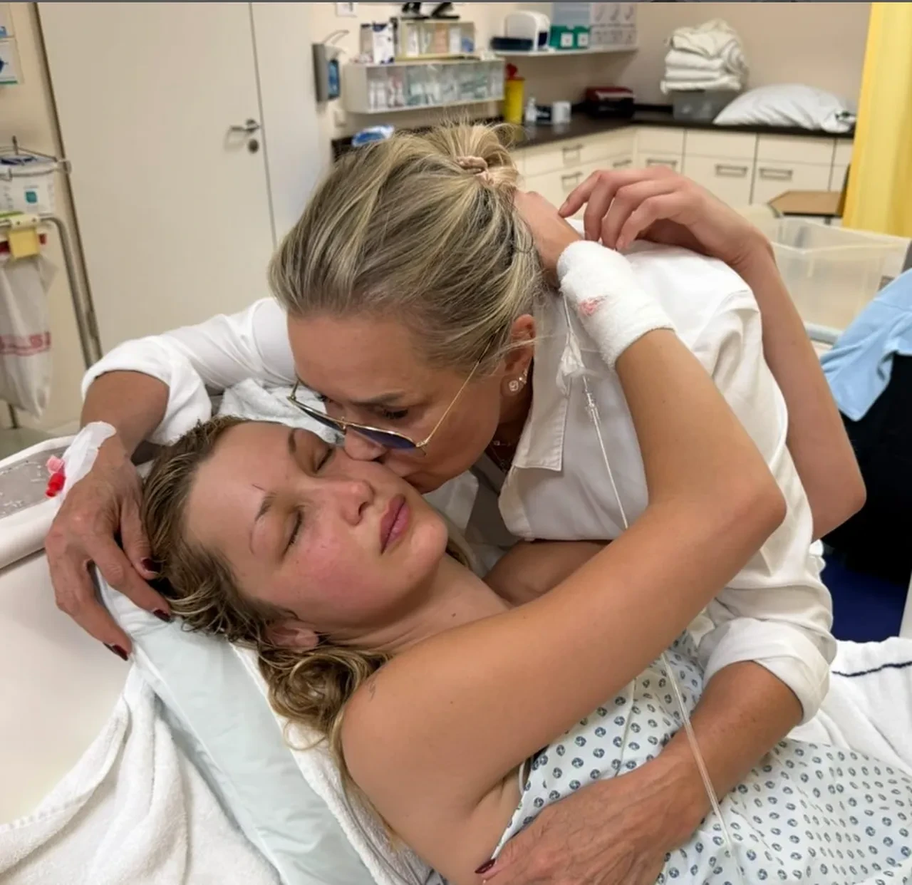 Bella Hadid'in annesi Yolanda Hadid hastane odasından paylaştı! Sözleri yürek yaktı