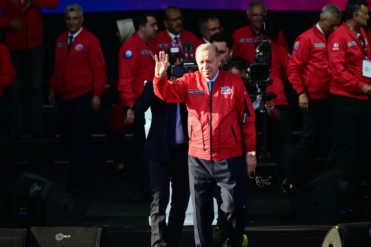 Erdoğan'dan TEKNOFEST'te Netanyahu'ya sert gönderme! 'Bizden çakıl taşı dahi alamaz'