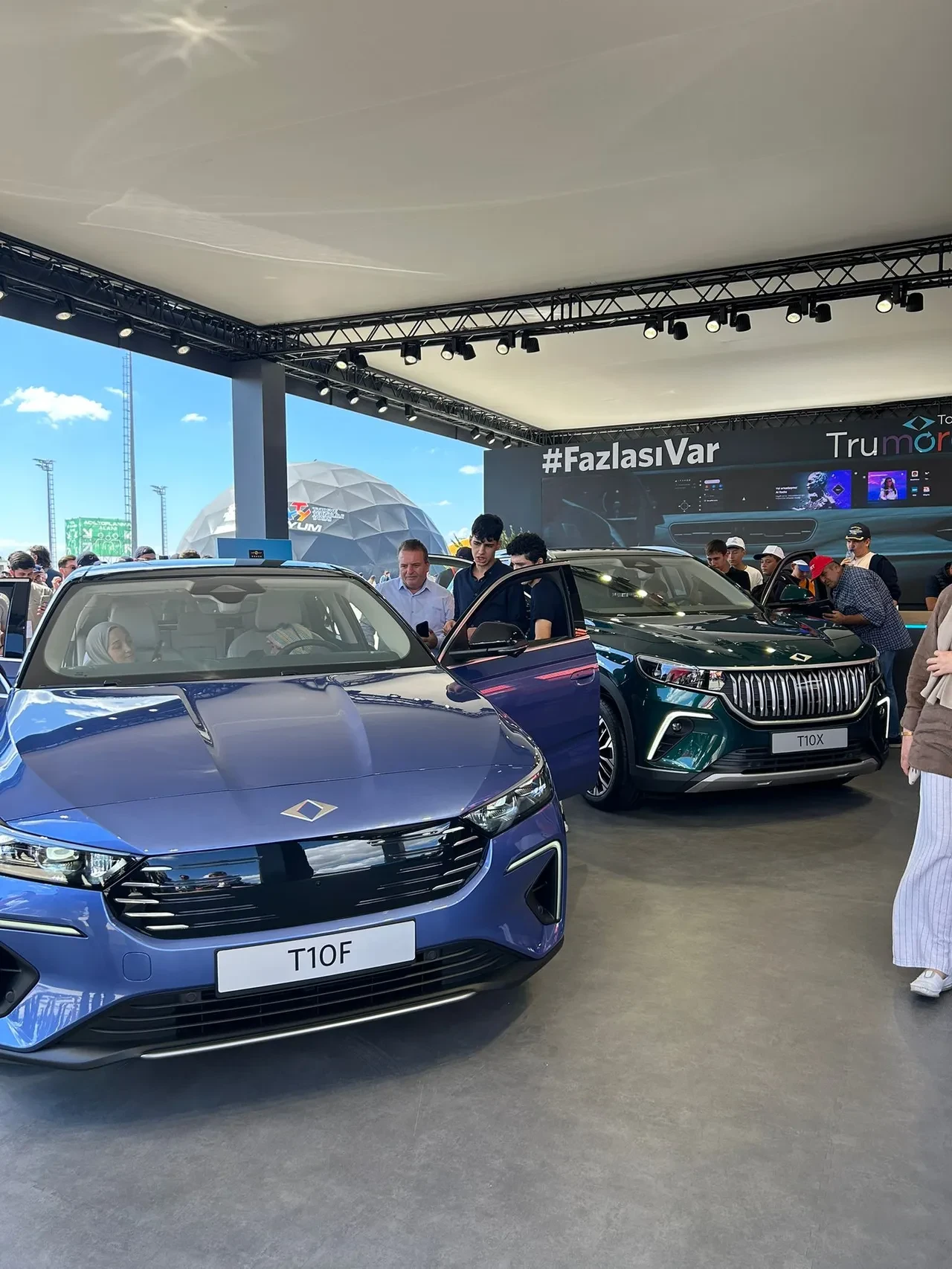 TOGG yeni modeliyle Teknofest'te nefes kesti! Ziyaretçilerin gözdesi oldu