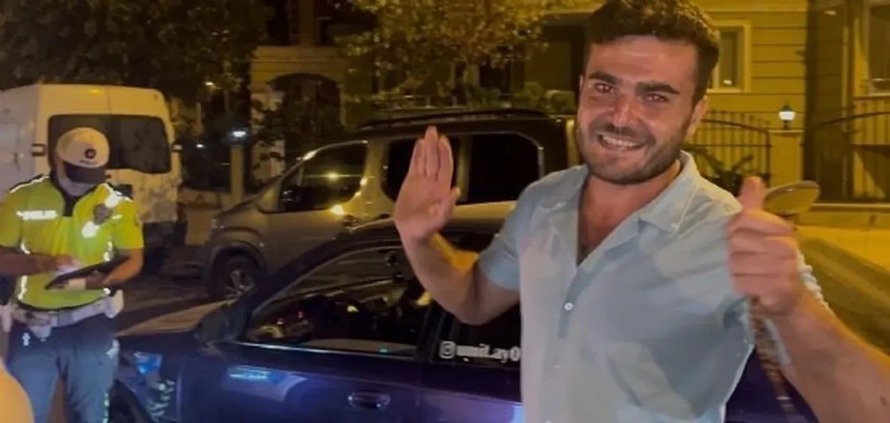 Alkollü yakalanan sürücüden ilginç hareket! Sözleri polisi bile güldürdü