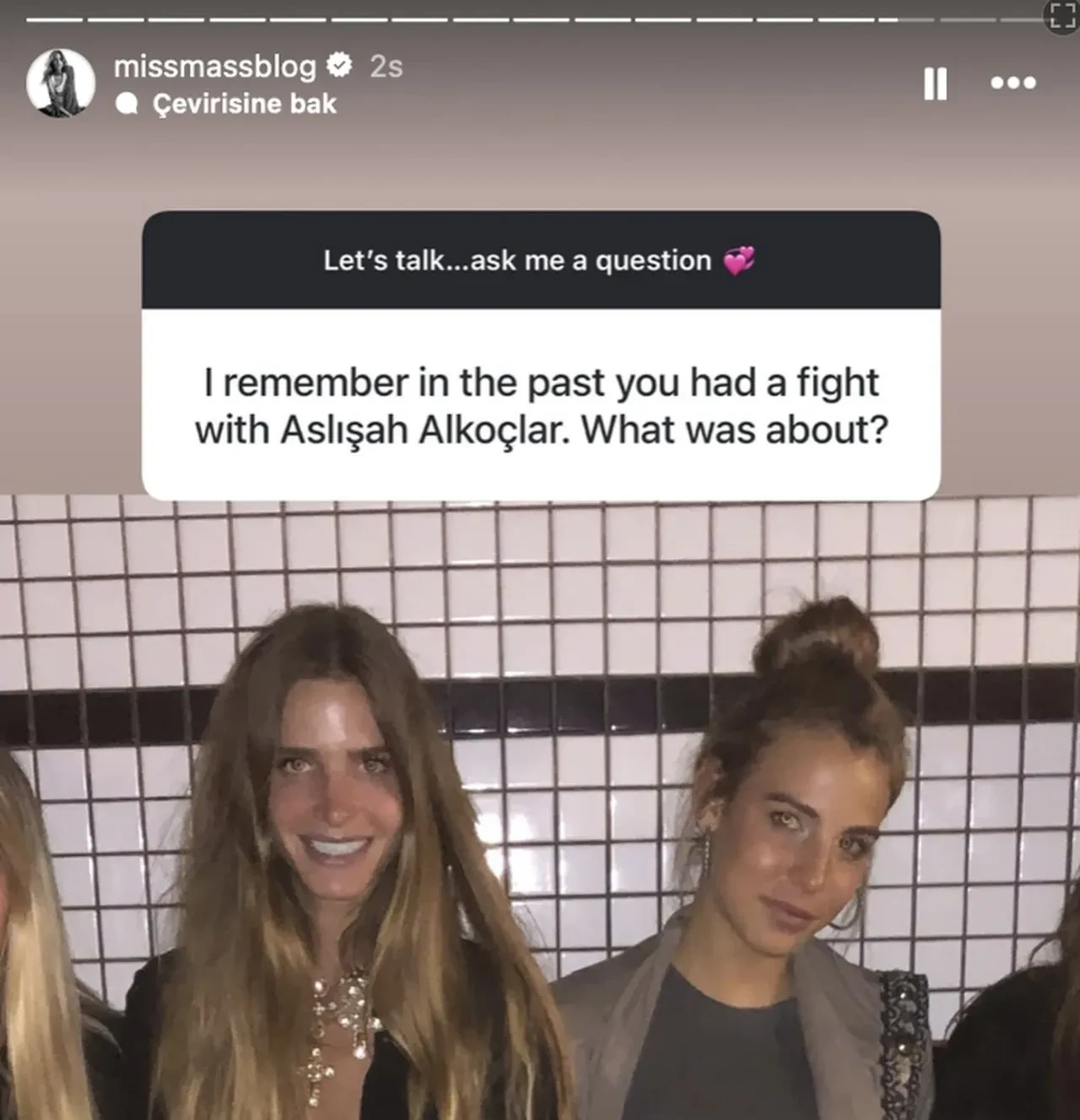 Gece gece magazin dünyası karıştı! İspanyol Model Elizabeth Mas, Aslışah Alkoçlar ve Tuba Ünsal'ı yerden yere vurdu 