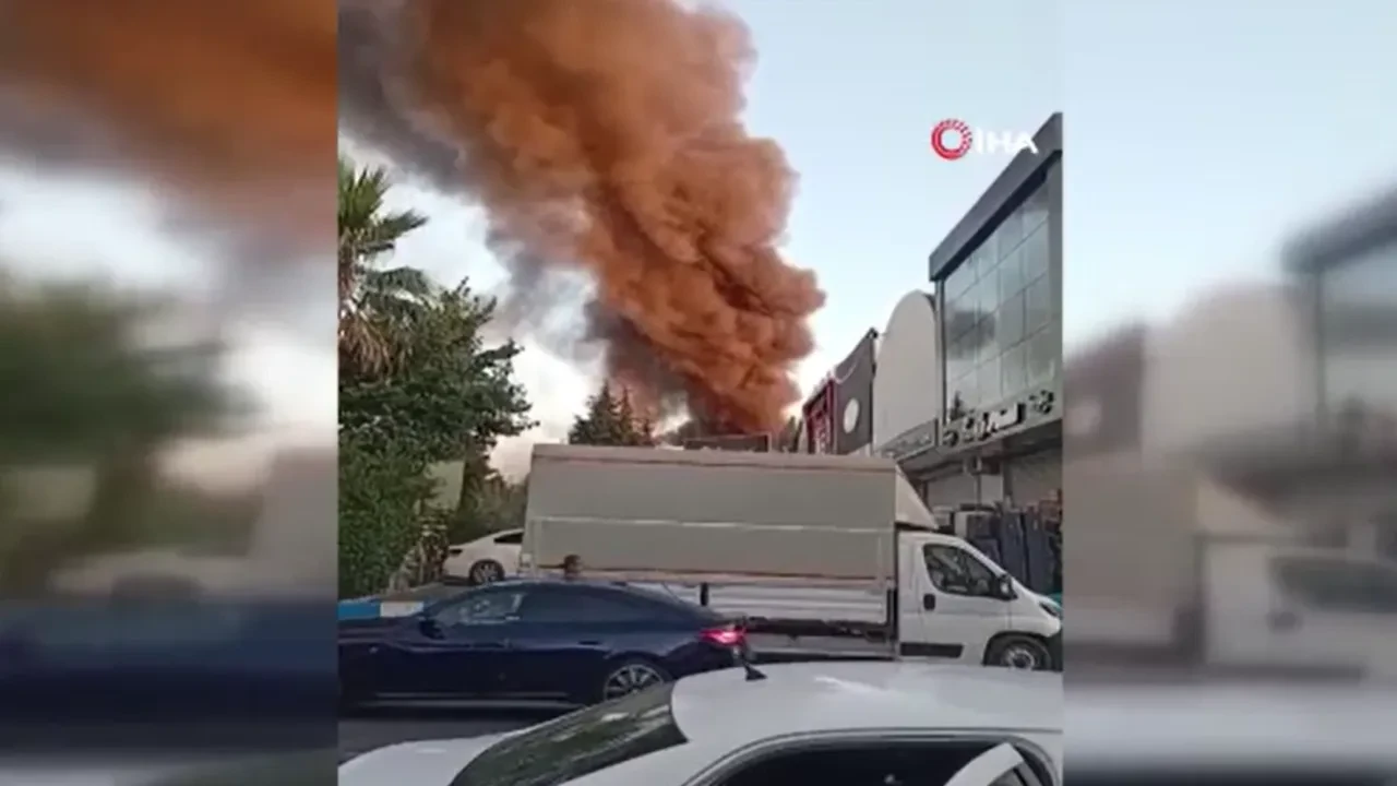 İSTOÇ'ta yangın paniği! Çok sayıda itfaiye ekibi sevk edildi