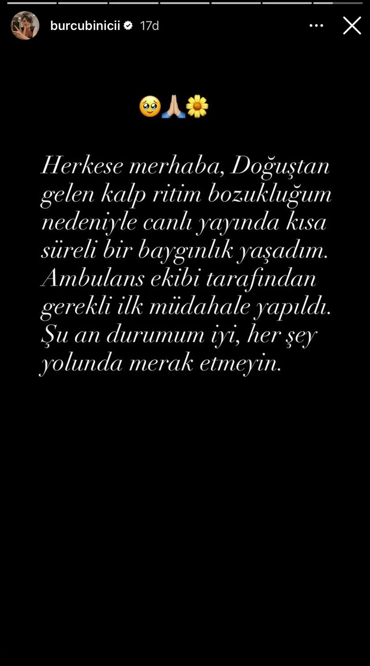 Oyuncu Burcu Binici'nin hastalığı ortaya çıktı! Canlı yayında bir anda bayıldı