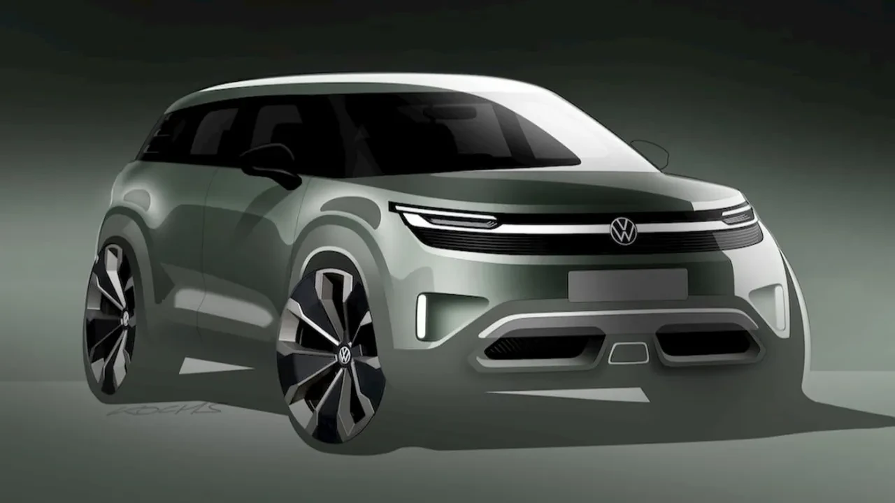 Volkswagen en ucuz elektrikli SUV ile geliyor: İşte ID.2 SUV'un ilk görüntüleri