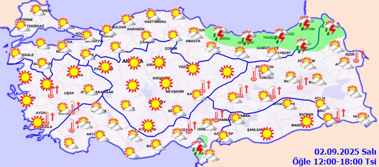 Yaz eylül ayına sarktı! Meteoroloji'den sıcak hava uyarısı: Termometreler 40 dereceyi aşacak