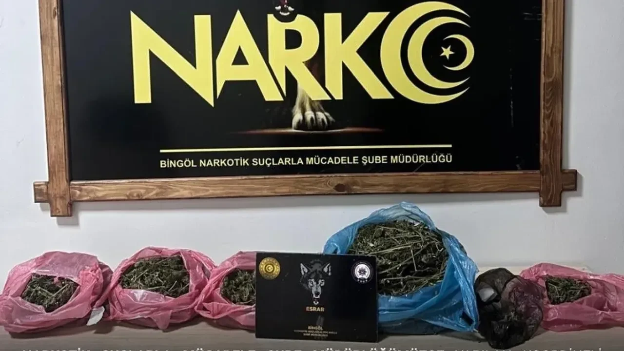 Bingöl’de uyuşturucu operasyonunda 3 kişi tutuklandı
