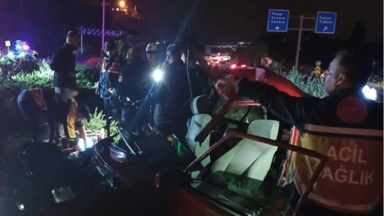 Giresun'da feci kaza: Ölü ve yaralılar var!