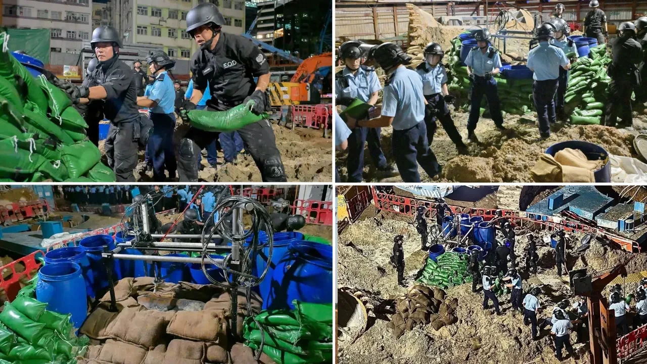 Hong Kong'da bomba paniği! Binlerce kişi tahliye edildi