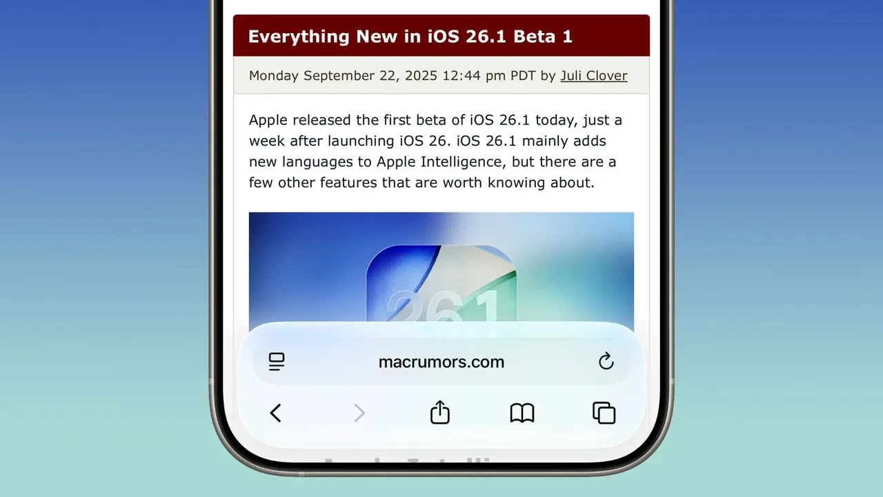 Apple Intelligence Türkçe dil desteğine iOS 26.1 Beta 1 ile resmen kavuştu