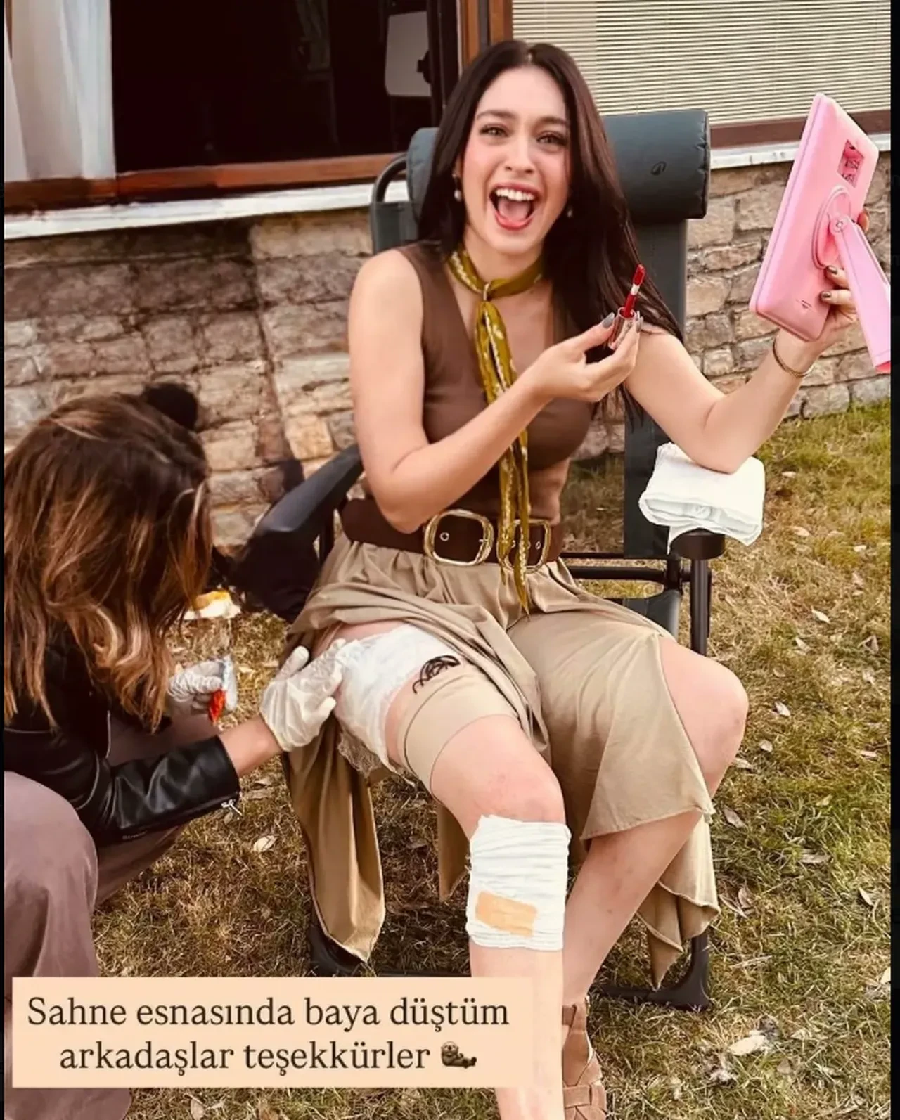 Cemre Baysel, Güller ve Günahlar dizisinin setinde kaza geçirdi!