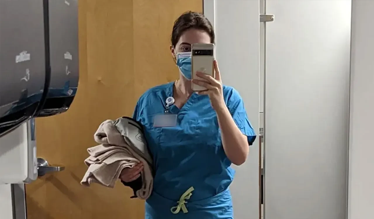 İşe uçakla giden genç hemşire herkesi şoke etti! Sebebini ve yaşadıklarını anlattı