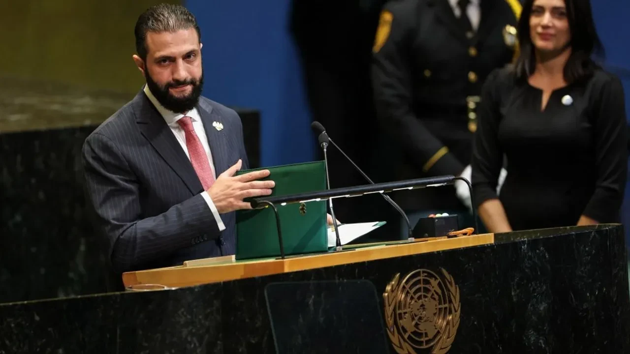 Ahmed Şara BM Genel Kurulu'nda konuştu! 1967'den bu yana bir ilk: Türkiye detayı