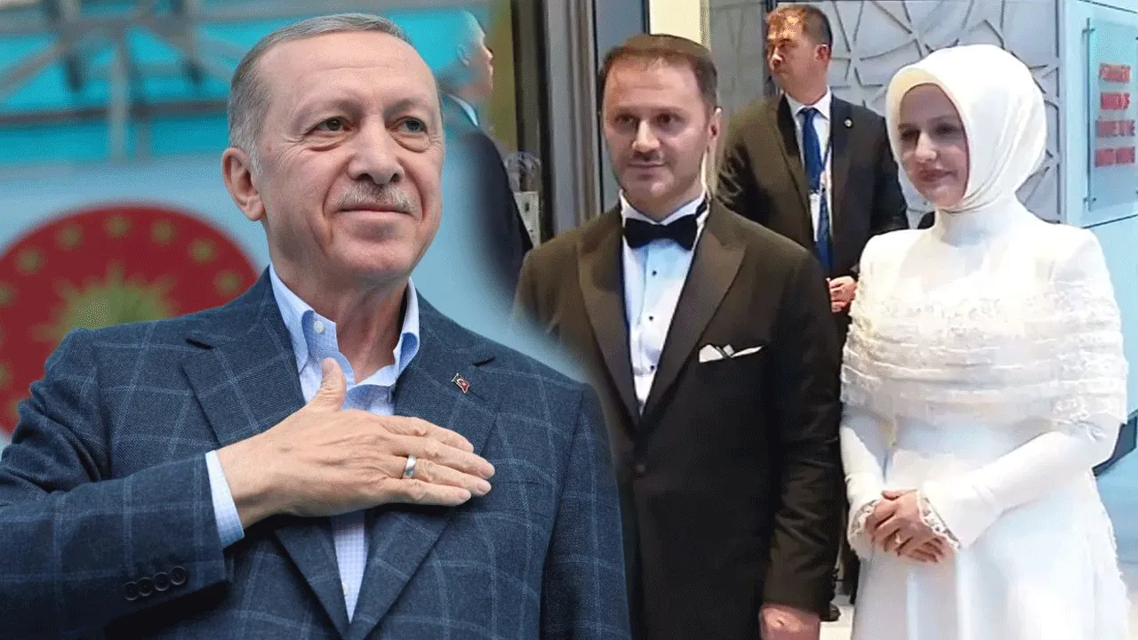 Cumhurbaşkanı Erdoğan Türkevi'ndeki yeni evlenen çiftin nikah şahidi oldu