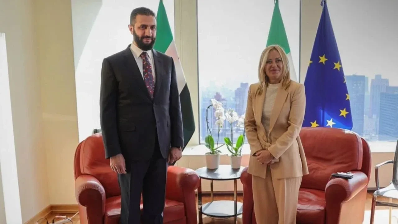 Meloni'nin Şara'ya bakışı gündem oldu!