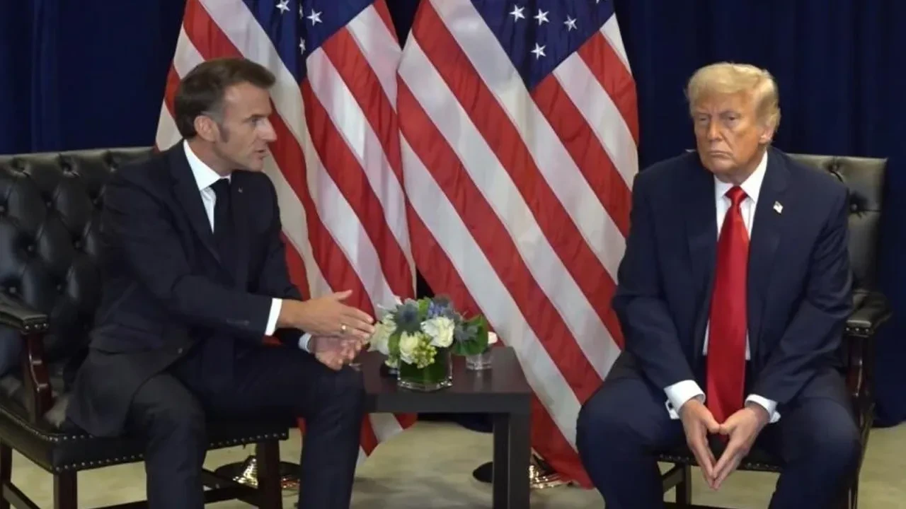 Trump Macron arasında Filistin gerilimi: Hayatım boyunca İsrail'in yanında oldum