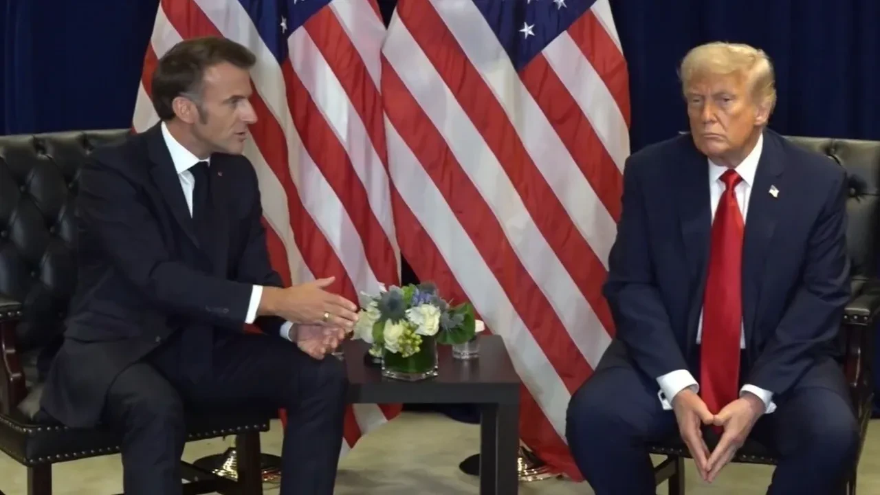 Trump ve Macron arasında Filistin gerilimi