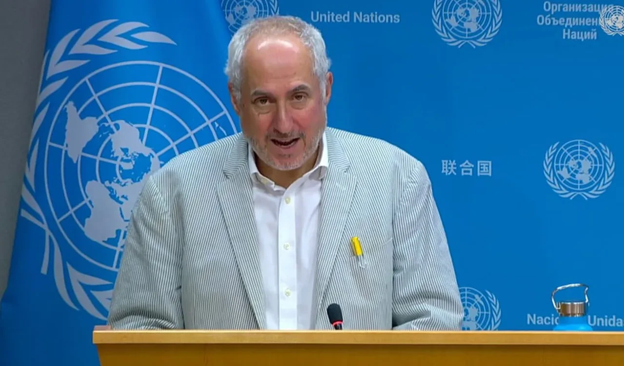 Trump'ın yaşadığı aksiliğe BM'den cevap: "Kameraman yapmış olabilir"