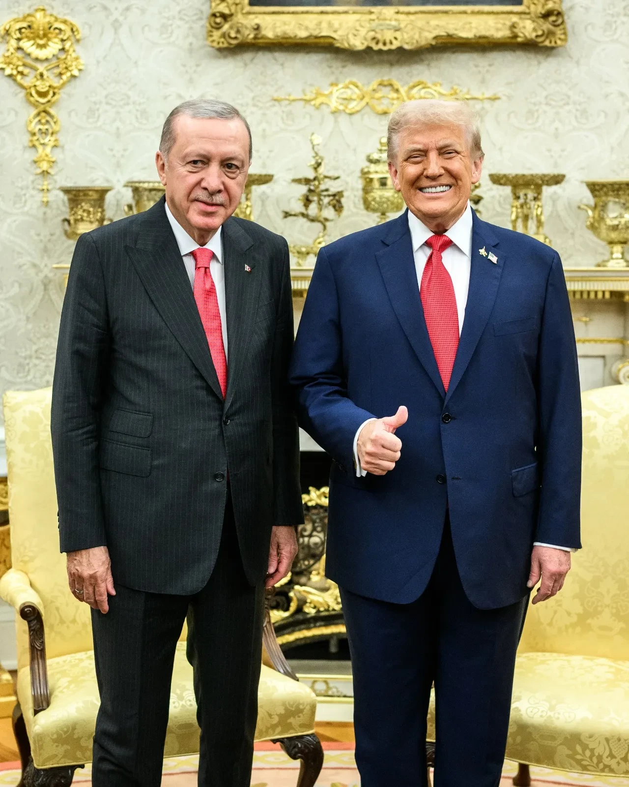 Erdoğan ve Trump zirvesi sonrası İngiliz medyası duyurdu: 'Suriye'yi Türkiye'ye verdi'