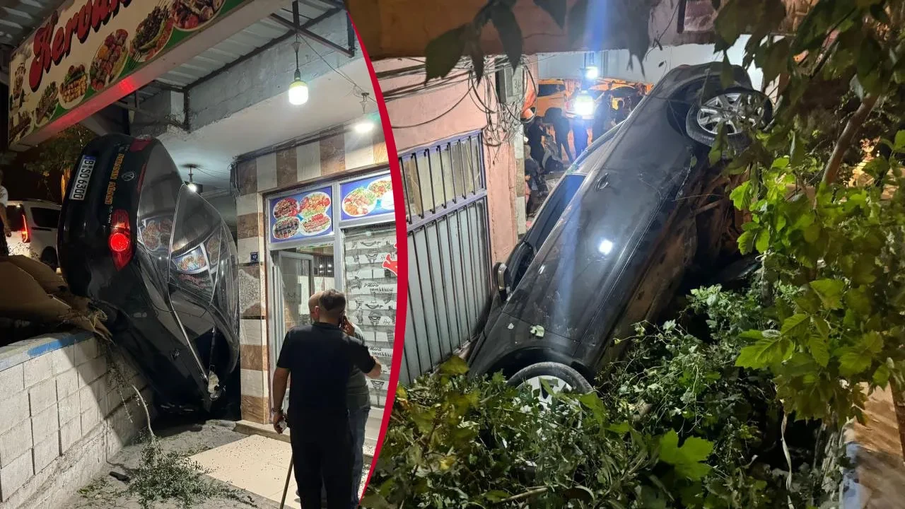 Frenle gazın yerini karıştıran sürücü dehşet saçtı
