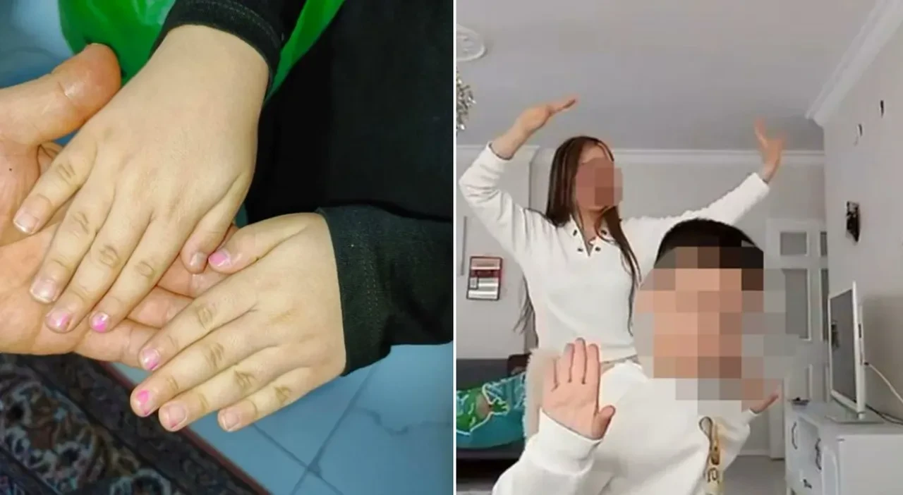 Oğluna oje sürüp Tiktok için dans ettiren anneye tepkiler çığ gibi yayıldı! Akıllara o iğrenç baba geldi