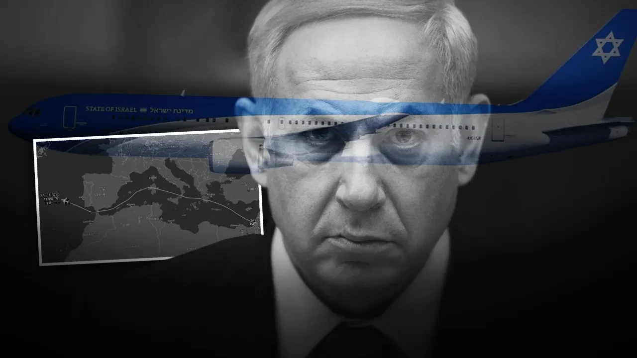 Rest çektiği Avrupa üzerinden uçamadı! Netanyahu uçağının rotasını değiştirdi