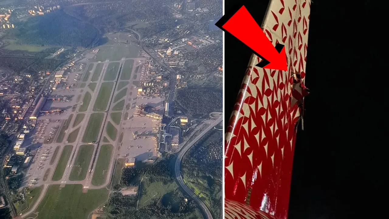 Rusya'da havalimanında korku dolu anlar! İki uçak pistte çarpıştı
