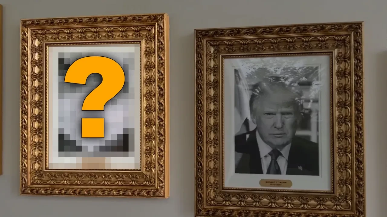 Trump'tan Biden'a ince gönderme! Portresi yerine bakın ne koydu