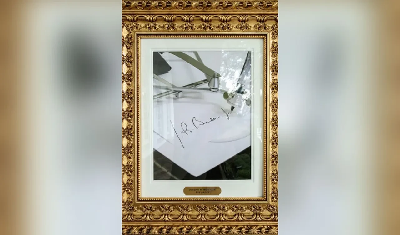 Trump'tan Biden'a ince gönderme! Portresi yerine bakın ne koydu