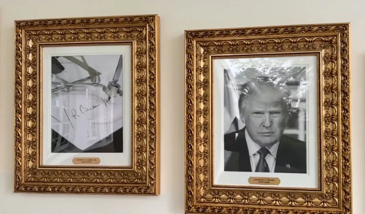 Trump'tan Biden'a ince gönderme! Portresi yerine bakın ne koydu