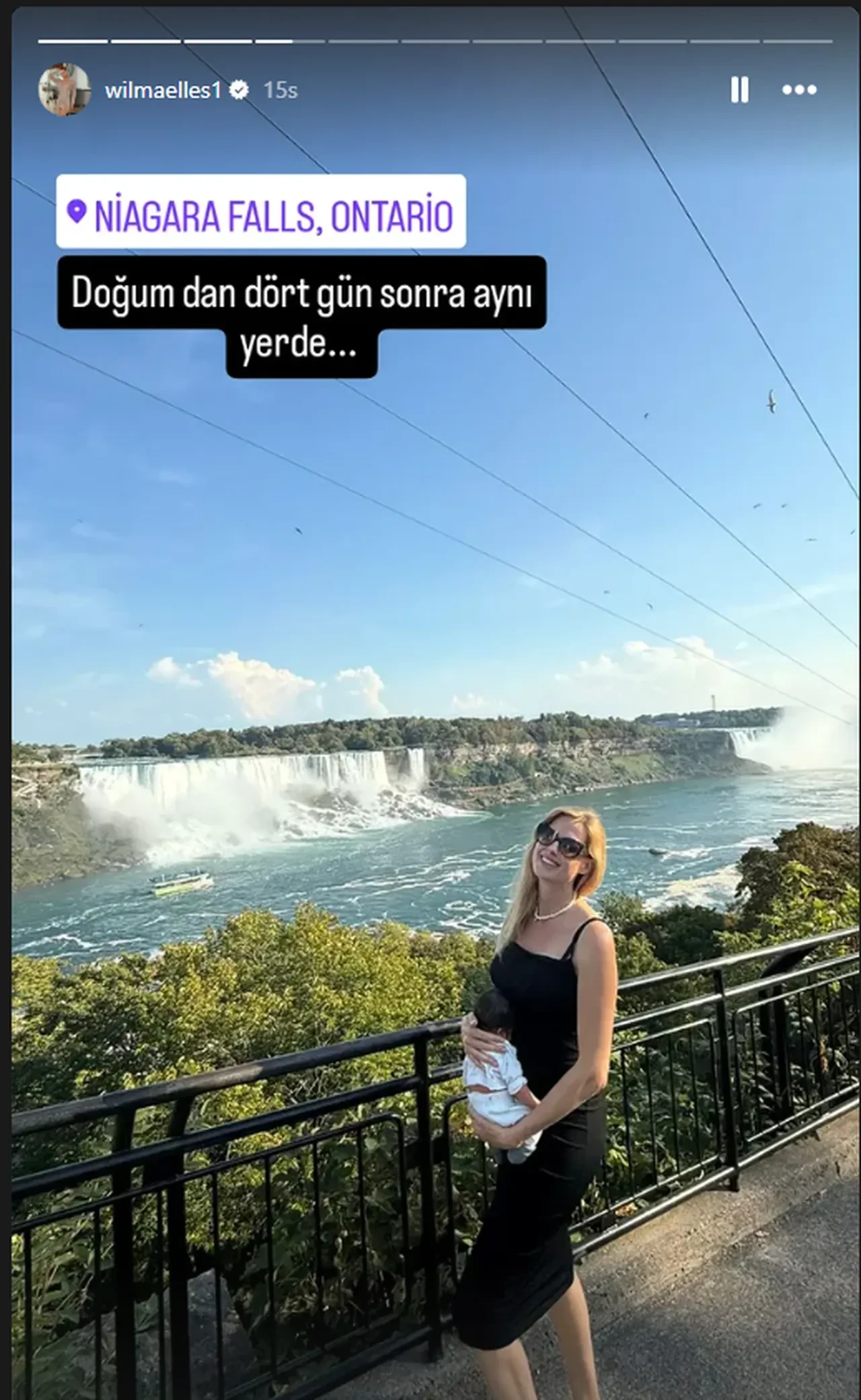 Wilma Elles doğumdan 4 gün sonra poz verdi! Altı gün arayla aynı yere koşa koşa gitti