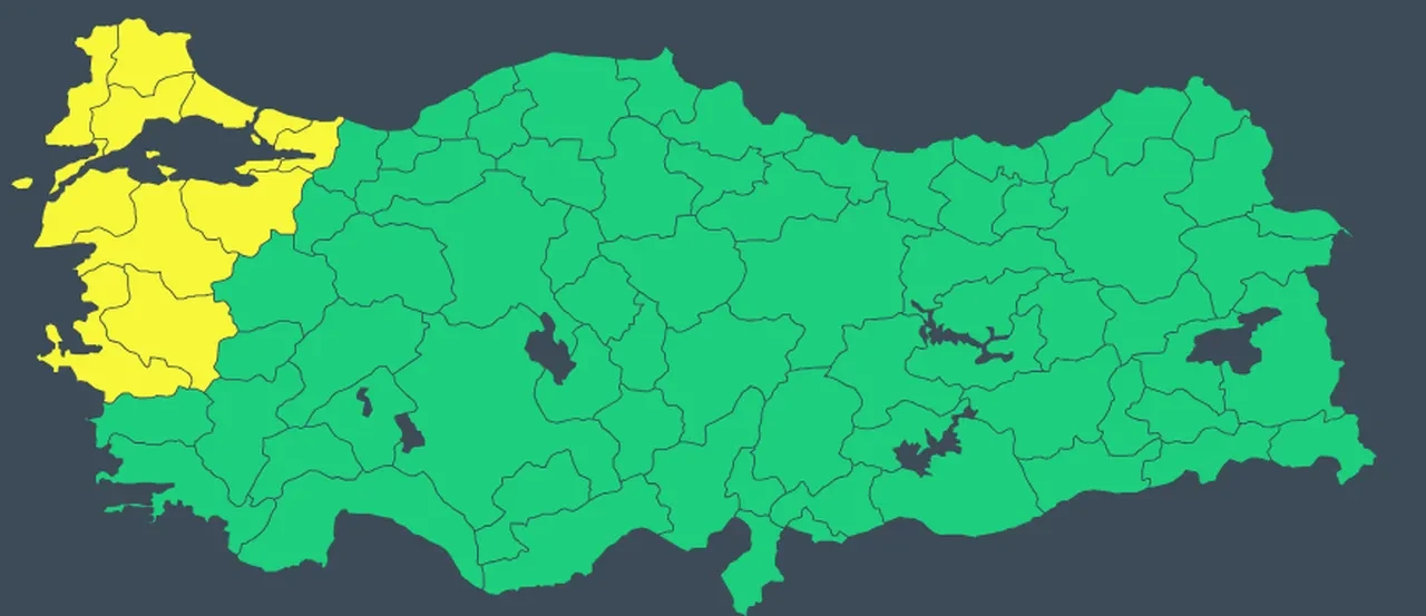 11 ilde 'sarı' alarm... Meteoroloji uyardı: Sağanak ve fırtınaya dikkat!