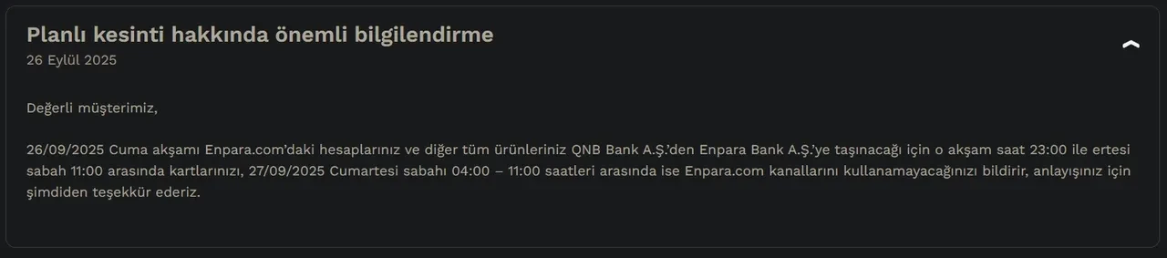 Enpara çöktü mü?