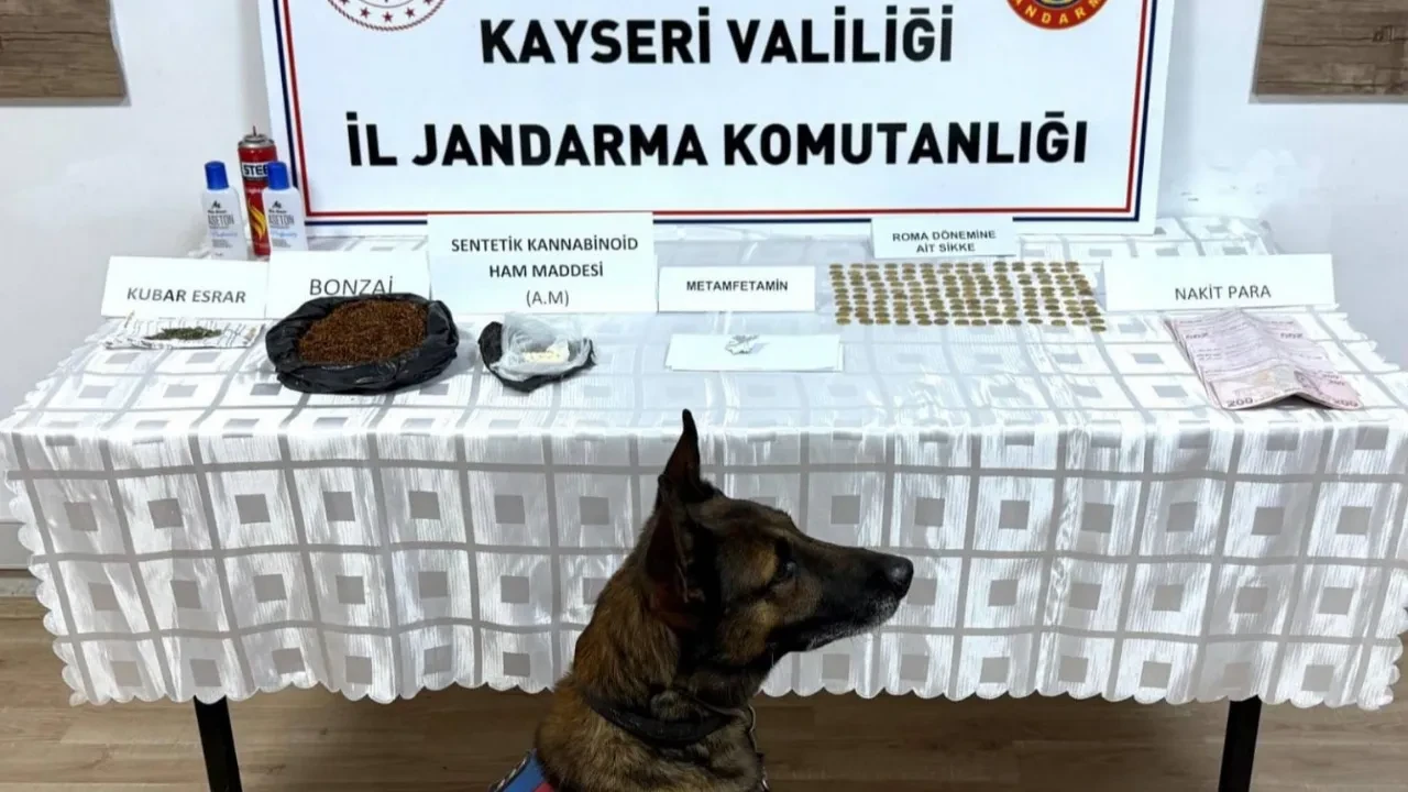 Kayseri’de zehir tacirlerine ve define avcılarına jandarma darbesi