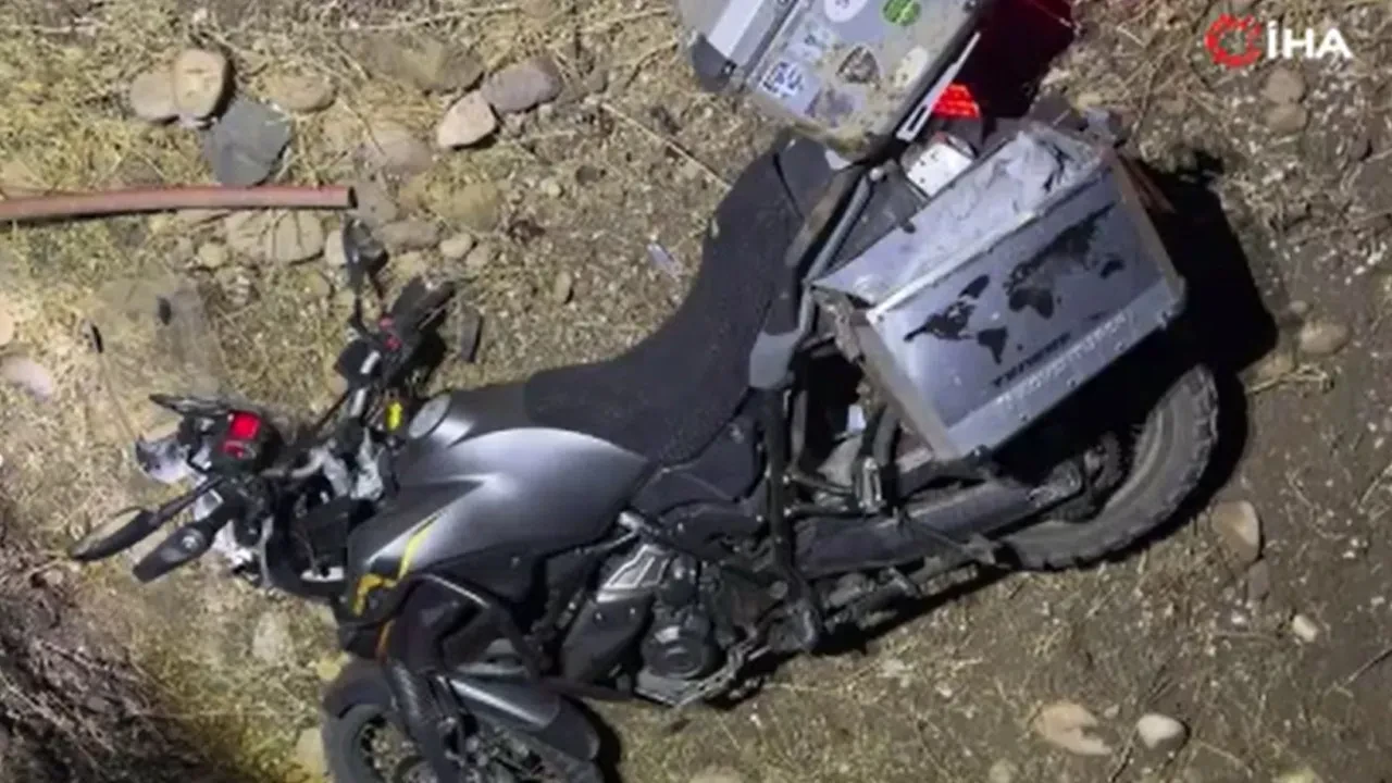 İneğe çarpan motosiklet sürücüsü hayatını kaybetti, inek telef oldu