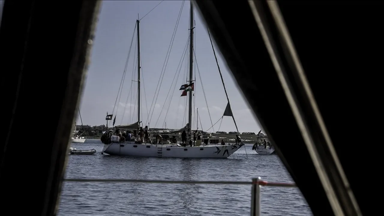 Sumud Filosu canlı harita