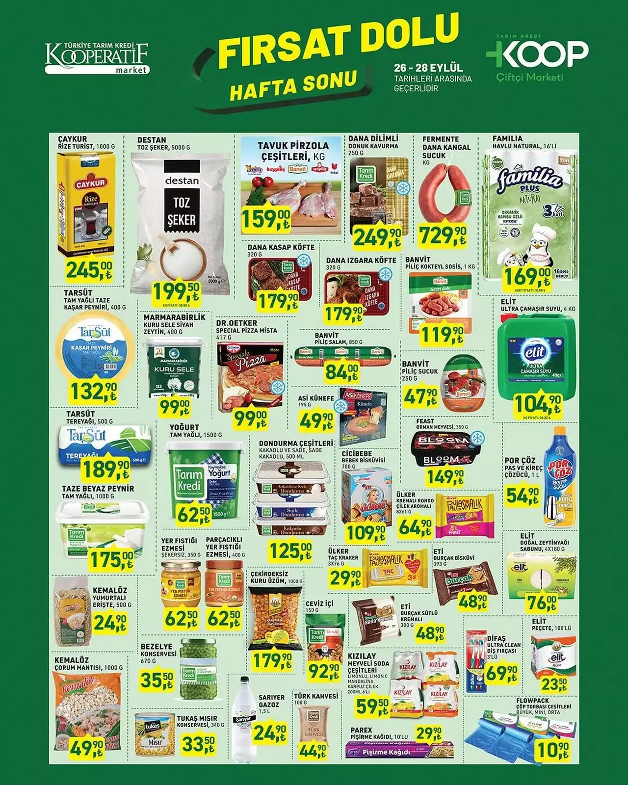 Tarım Kredi Kooperatif fırsat dolu hafta sonu kataloğu belli oldu!