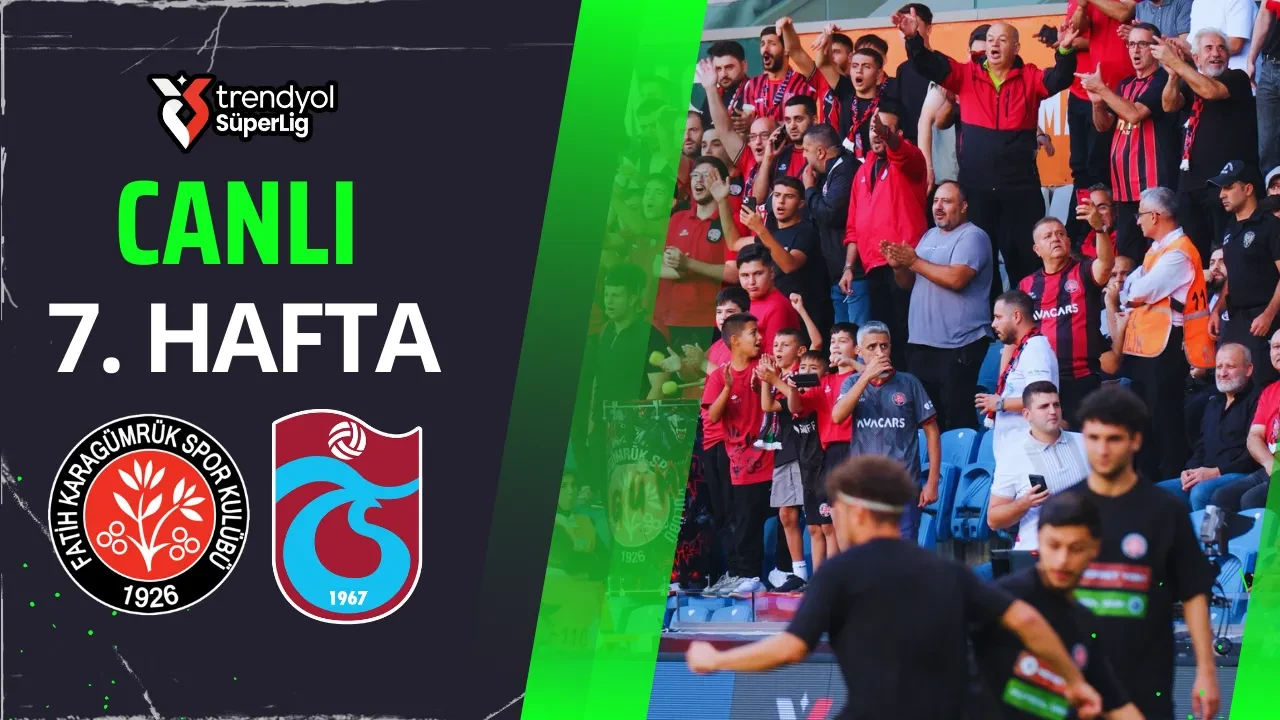 Trabzonspor Karagümrük deplasmanında | SÜPER LİG CANLI MAÇ ANLATIMI