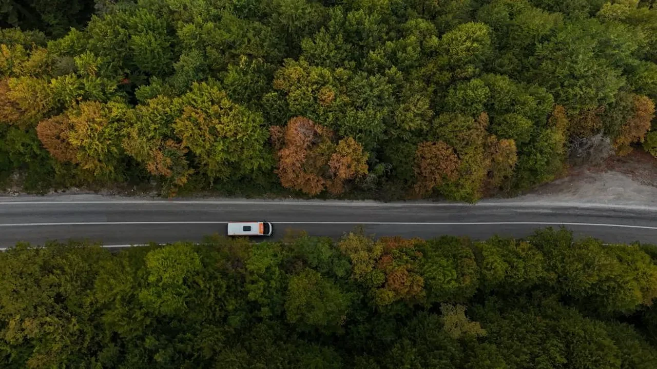 Bolu-Seben karayolu adeta bir sanat eserine dönüştü!