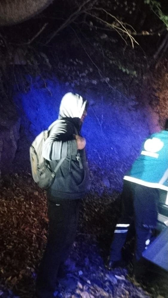 Bursa Uludağ’da mahsur kalan yürüyüşçü kurtarıldı