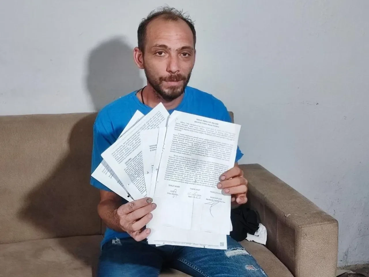 Eşine şiddet uygulayan adamın sözleri şoke etti! Özrü kabahatinden büyük