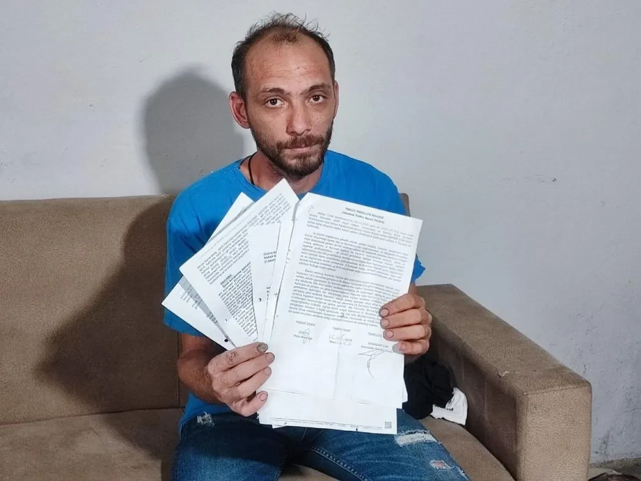 Eşine şiddet uygulayan adamın sözleri şoke etti! Özrü kabahatinden büyük