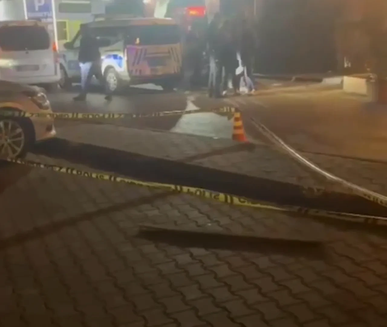 Eskişehir'de keresteli cinayet! Kavga anı kamerada