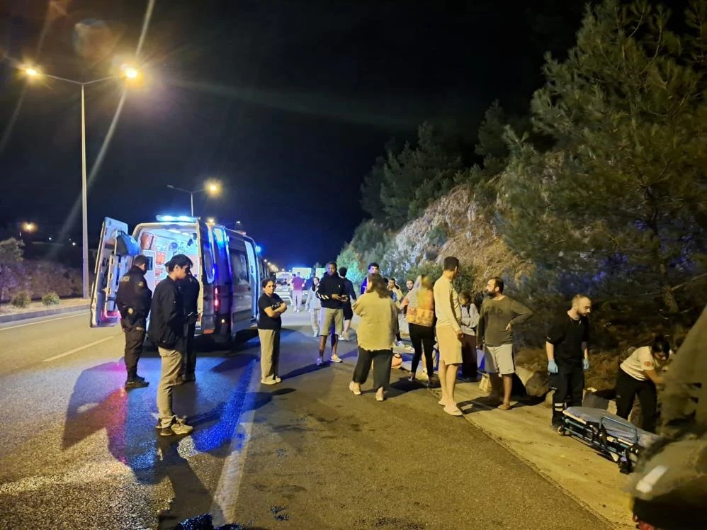 Muğla’da havalimanı otobüsü kaza yaptı, 5 kişi yaralandı