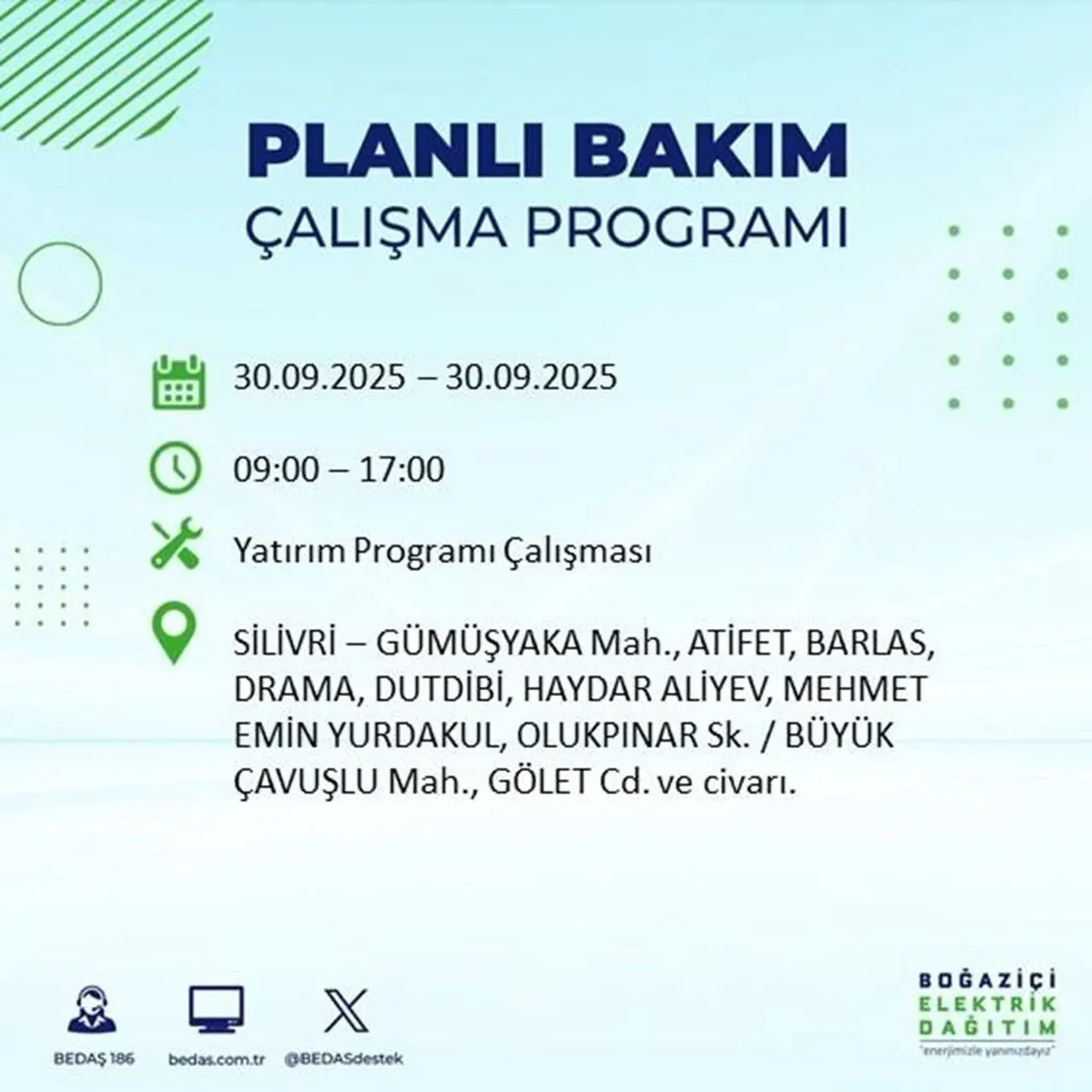 İstanbul’un 23 ilçesinde büyük elektrik kesintisi! Saatlerce sürecek: Mumları hazırlayın