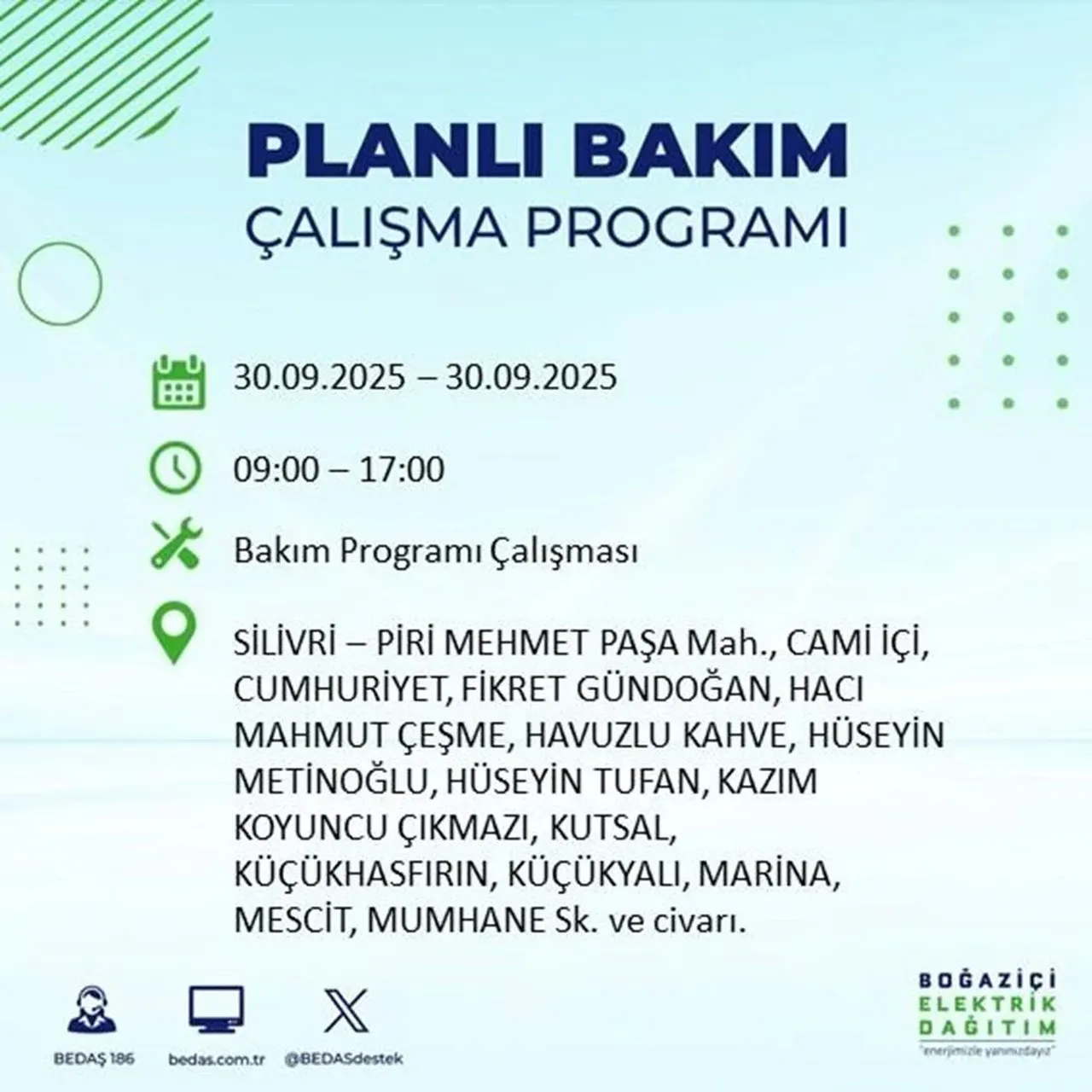 İstanbul’un 23 ilçesinde büyük elektrik kesintisi! Saatlerce sürecek: Mumları hazırlayın